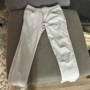 lululemon athletica Soft Gray Khakis